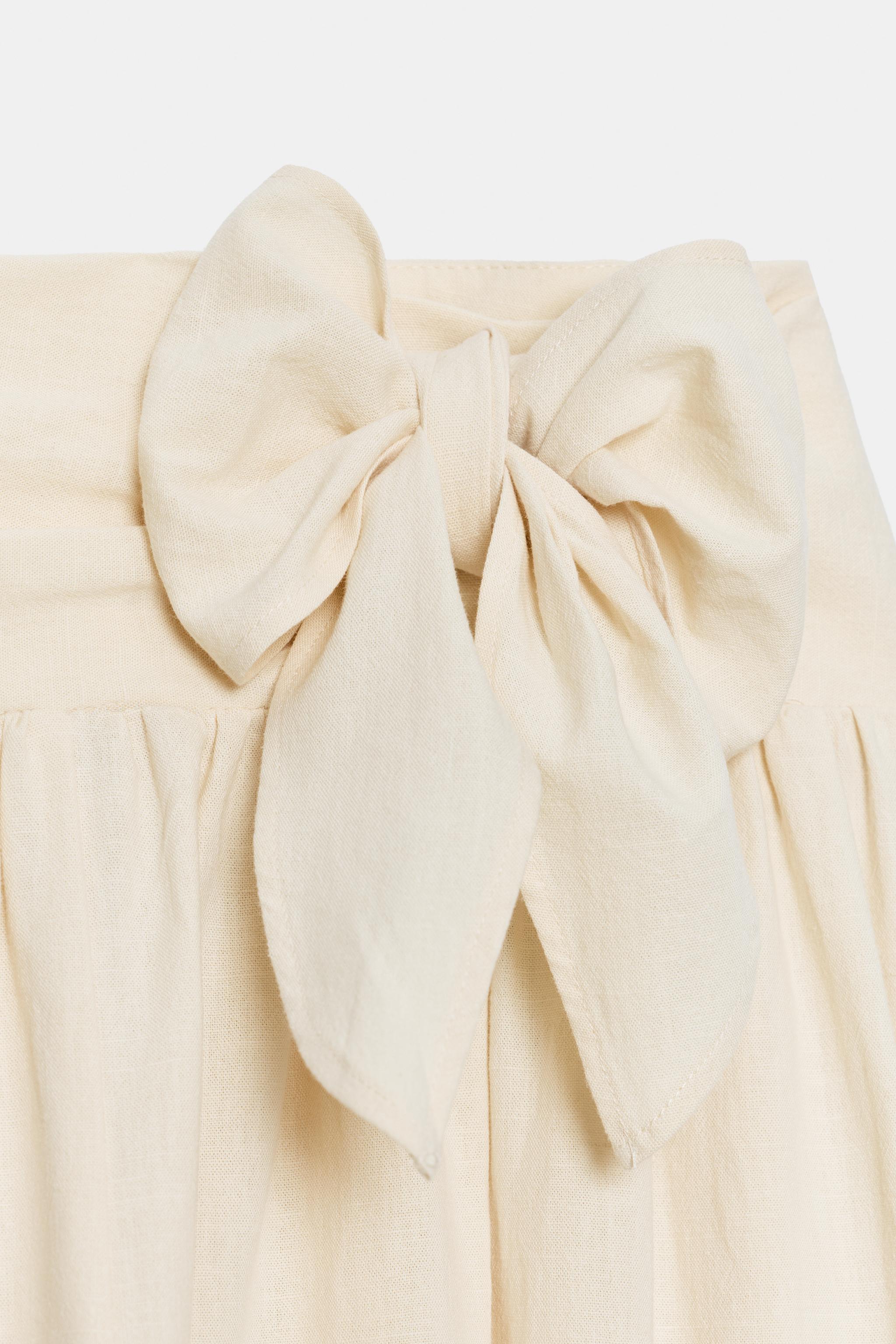 PANTALON BOUFFANT AVEC NŒUD